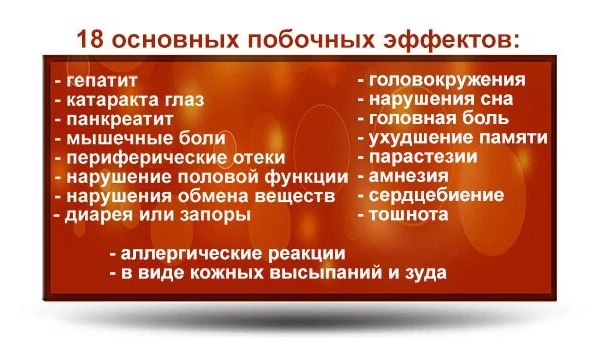 Побочные эффекты препаратов